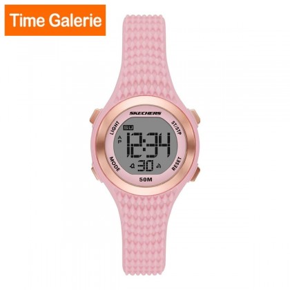 Skechers SR2129 Elkwood Quartz Digital Pink Polycarbonate Women's Watch
